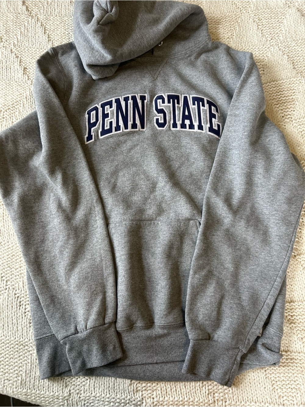 Russell Athletic Gray Penn State Crewneck Hoodie